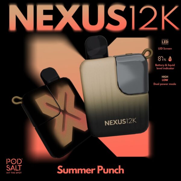 POD SALT NEXUS 12000 PUFFS DISPOSABLE - IMAGE 3