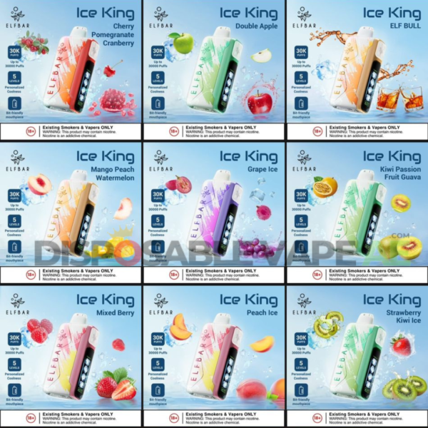 NEW ELF BAR ICE KING 30000 PUFFS DISPOSABLE VAPE _ ELF BAR 30000 PUFFS PRICE _ ELF BAR 30000 PUFFS FLAVORS _ ELF BAR VAPE PRICE IN UAE _ ELF BAR 30000 PUFFS NEAR ME _ ELF BAR VAPE ABU DHABI