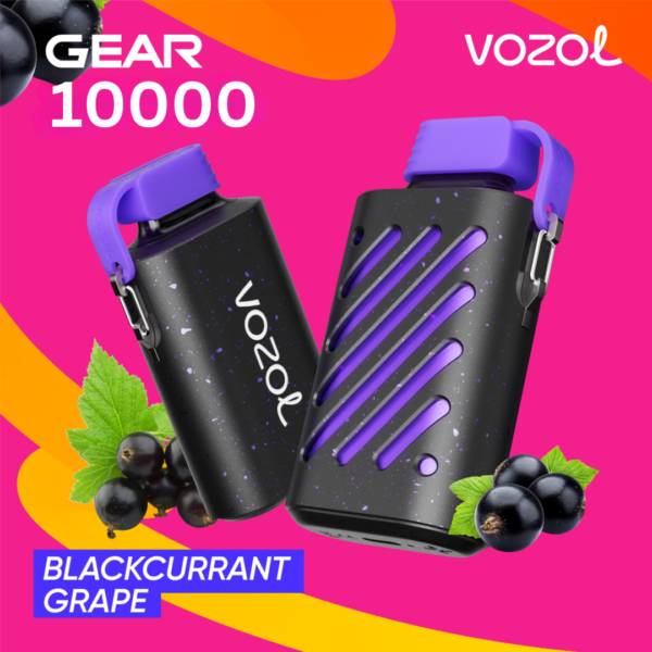 VOZOL GEAR 10000 PUFFS DISPOSABLE - BLACKCURRANT GRAPE