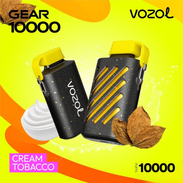 VOZOL GEAR 10000 PUFFS DISPOSABLE - CREAM TOBACCO