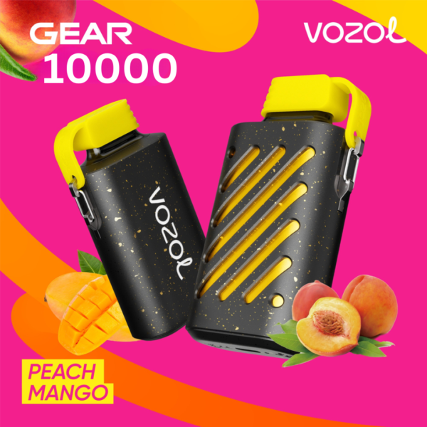 VOZOL GEAR 10000 PUFFS DISPOSABLE - PEACH MANGO