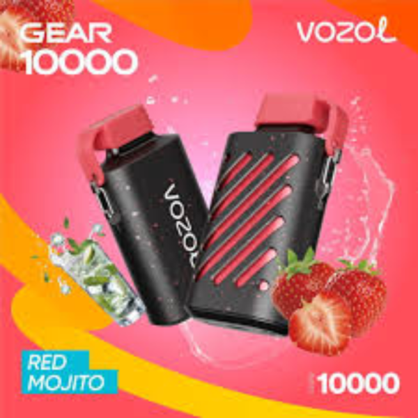 VOZOL GEAR 10000 PUFFS DISPOSABLE - RED MOJITO