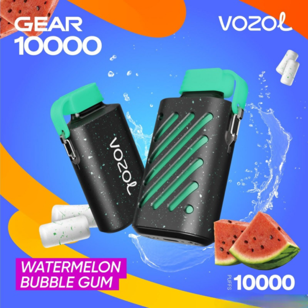 VOZOL GEAR 10000 PUFFS DISPOSABLE - WATERMELON BUBBLE GUM