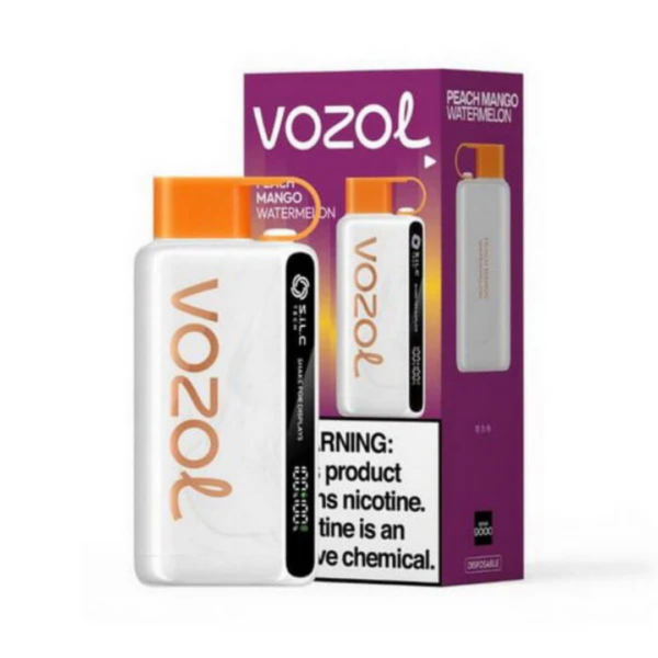 VOZOL STAR 12000 PUFFS DISPOSABLE - PEACH MANGO WATERMELON